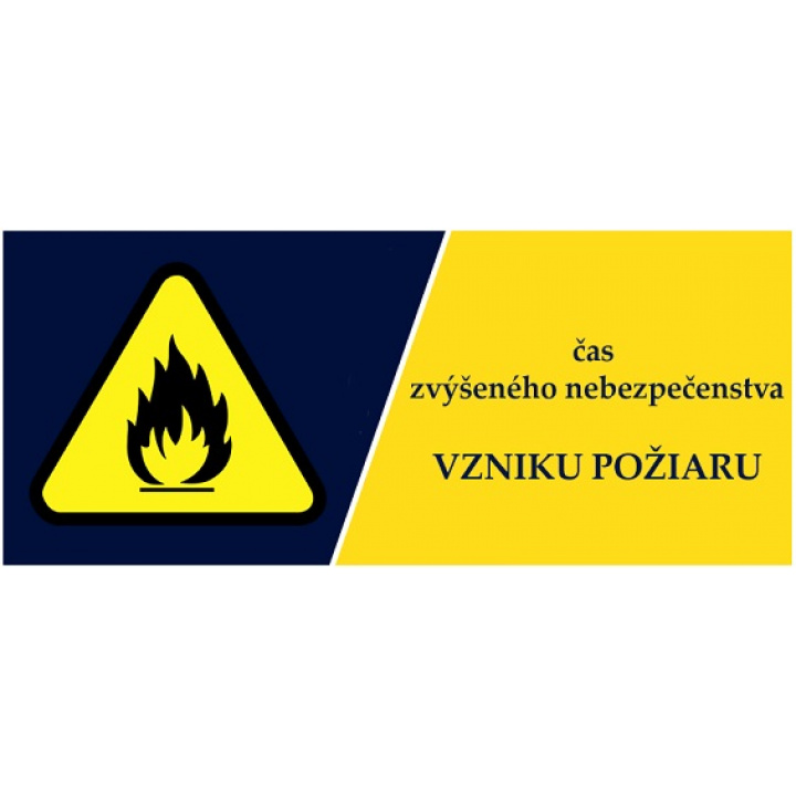 Čas zvýšeného nebezpečenstva vzniku požiaru 