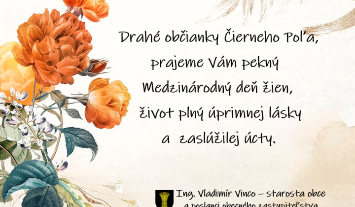 Aktuality / Medzinárodný deň žien (MDŽ)  - foto