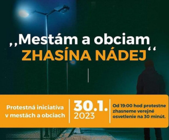 Aktuality / Mestám a obciam ZHASÍNA NÁDEJ - foto