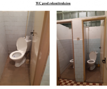 Projekty / Rekonštrukcia WC v kultúrnom dome v obci Čierne Pole - foto
