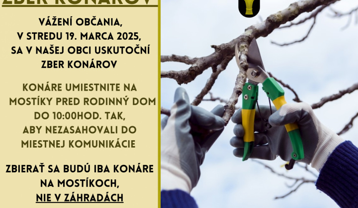 Aktuality / ZBER KONÁROV  - foto