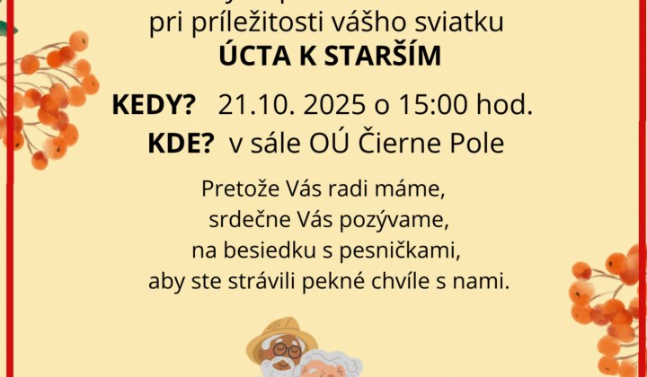 Aktuality / Úcta k starším 21.10.2025 - foto