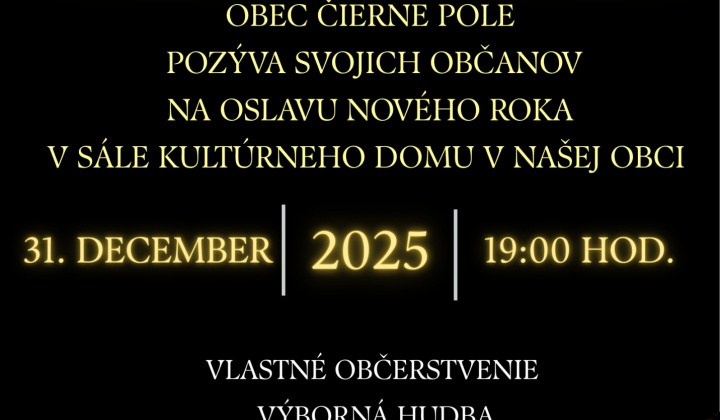 Aktuality / Silvester 2025 - foto